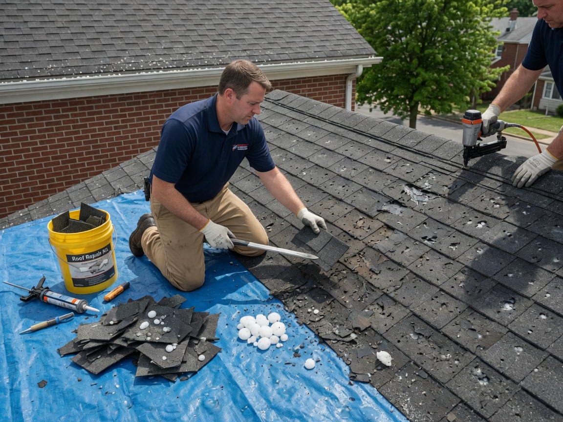 Hail damage repair services
